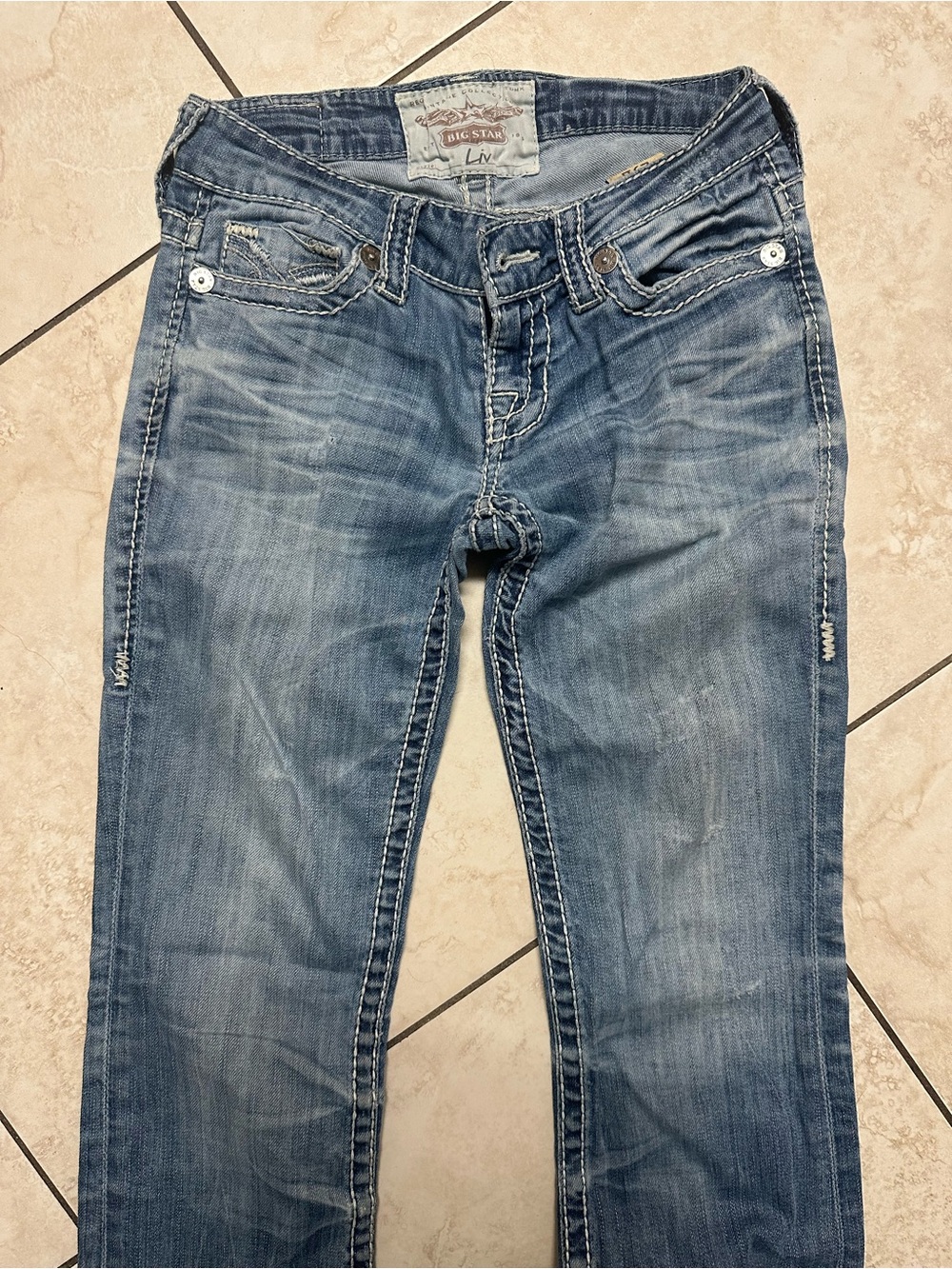 Big Star Flared Liv Jeans. Size 25